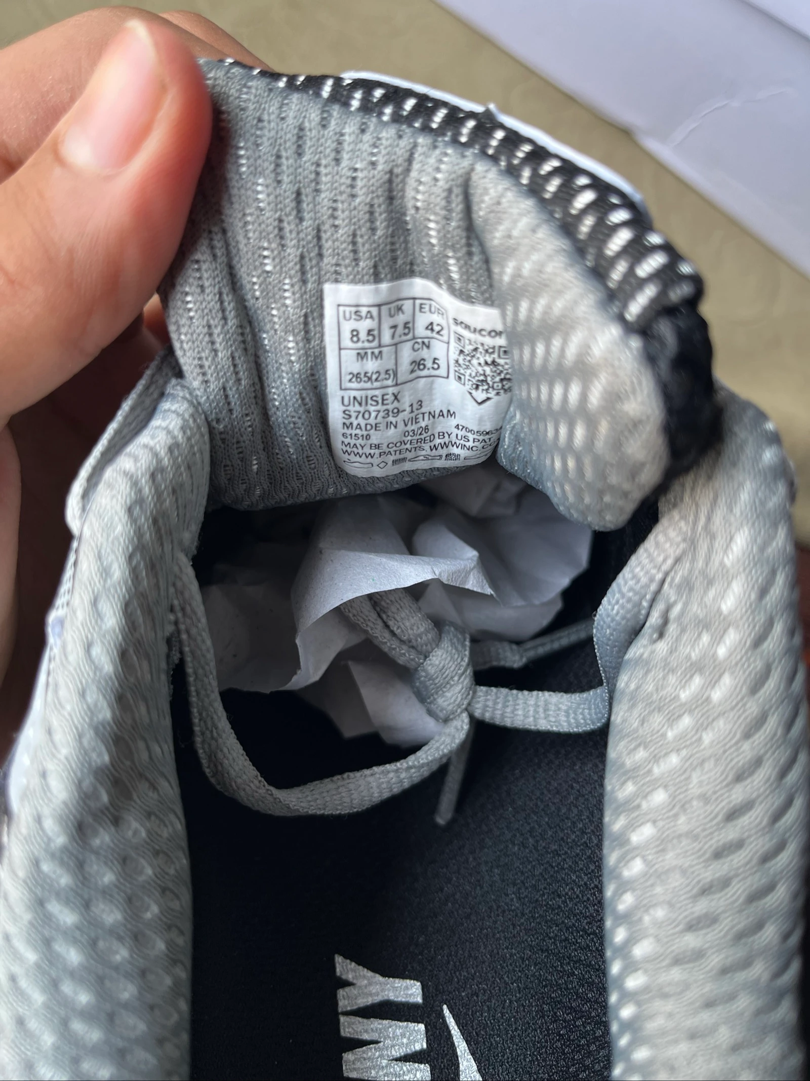 Saucony ProGrip Omni 9 Noir Gris – photo 6